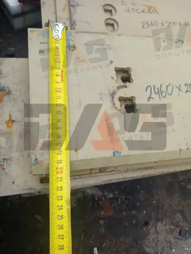Нож ковша Lonking 84C (2460х200х16) с отверстиями 18 шт М20*60