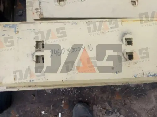 Нож ковша Lonking 84C (2460х200х16) с отверстиями 18 шт М20*60